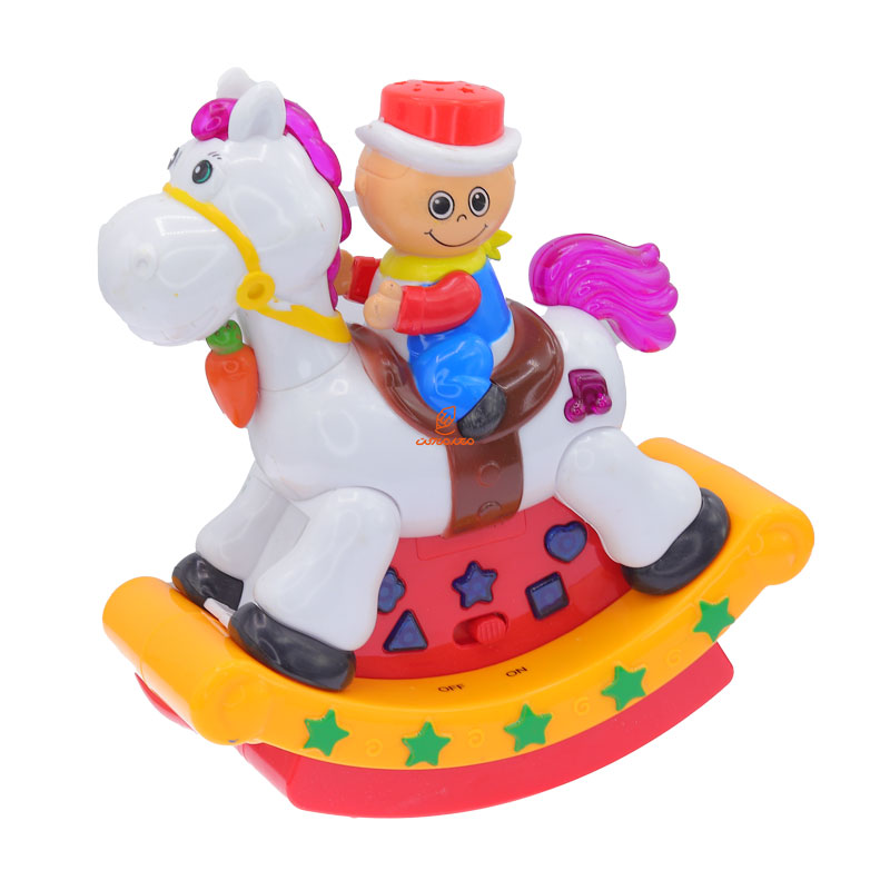اسباب بازی اسب تعادلی موزیکال و چراغدار