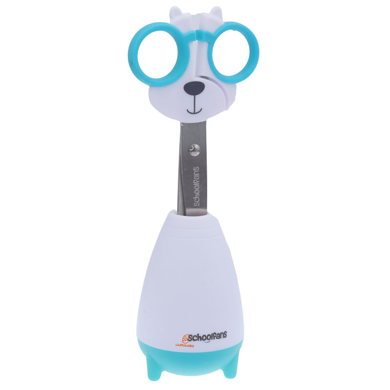 قیچی فانتزی غلاف دار طرح سگ 2614 اسکول فنس SCHOOLFANS