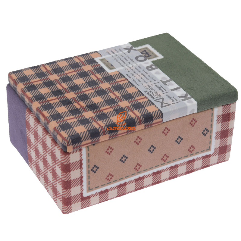 کیت باکس سایز 2 طرح چهارخانه لوتوس