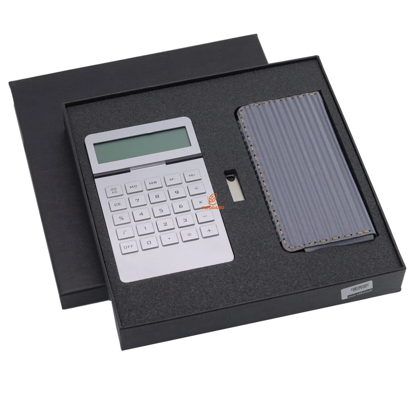 ست مدیریتی 3027 (کیف پالتویی+فلش+ماشین حساب) نادری (2)