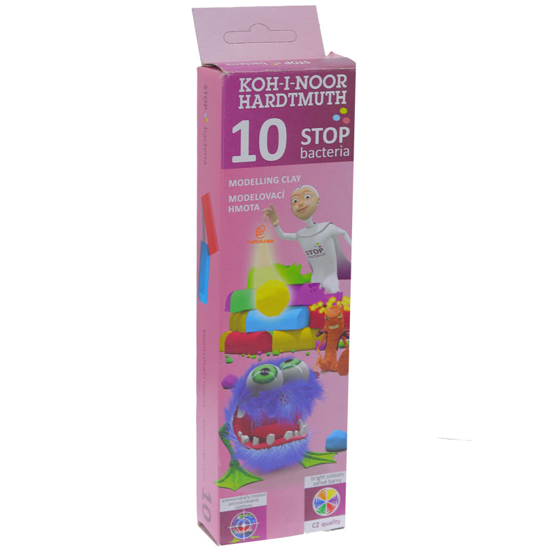 خمیر بازی 10 رنگ آنتی باکتریال کد 1810 کوه نور