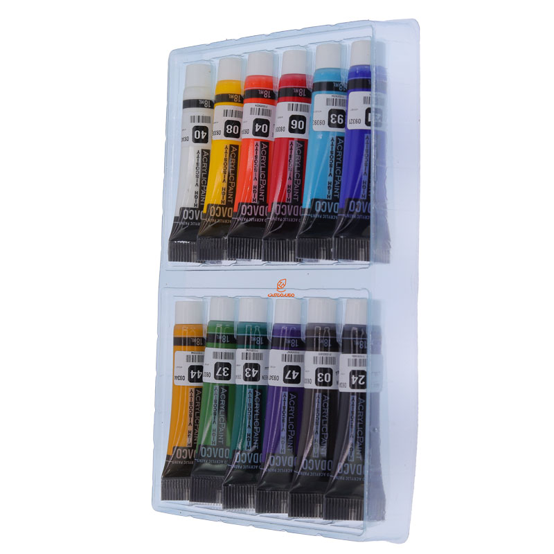 اکریلیک 12 رنگ ساده 18 میل سوداکو SODACO (6)