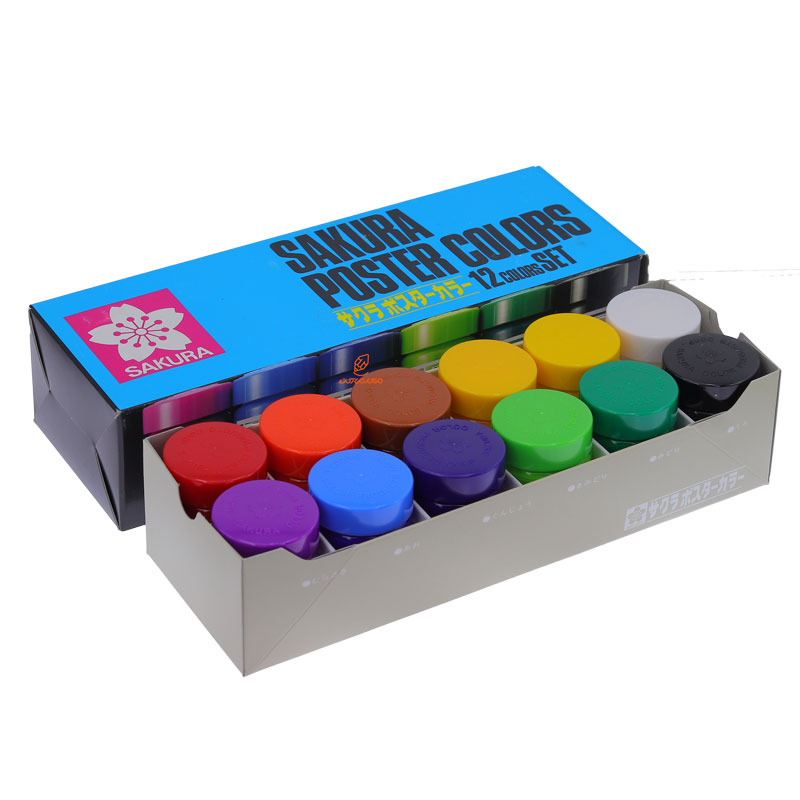 گواش 12 رنگ مدل PW12 ساکورا SAKURA (5)