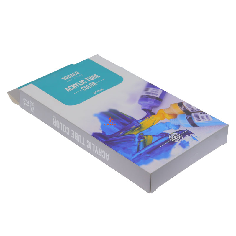 اکریلیک 12 رنگ ساده 18 میل سوداکو SODACO (4)