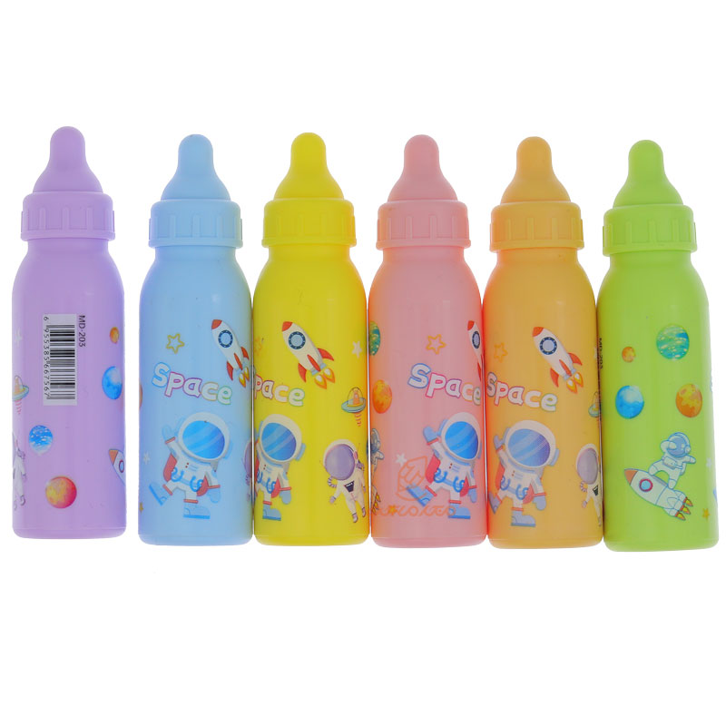 ماژیک علامت گذار 6 رنگ طرح شیشه شیر(فضانورد) 203 (3)