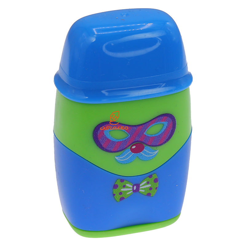 تراش پاک کن دار آدمک سبز 92653 اسکول فنس SCHOOLFANS