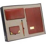 ست مدیریتی 1010 (سررسید+جاکارتی+کیف پالتویی+خودکار تاچ دار) نادری (2)
