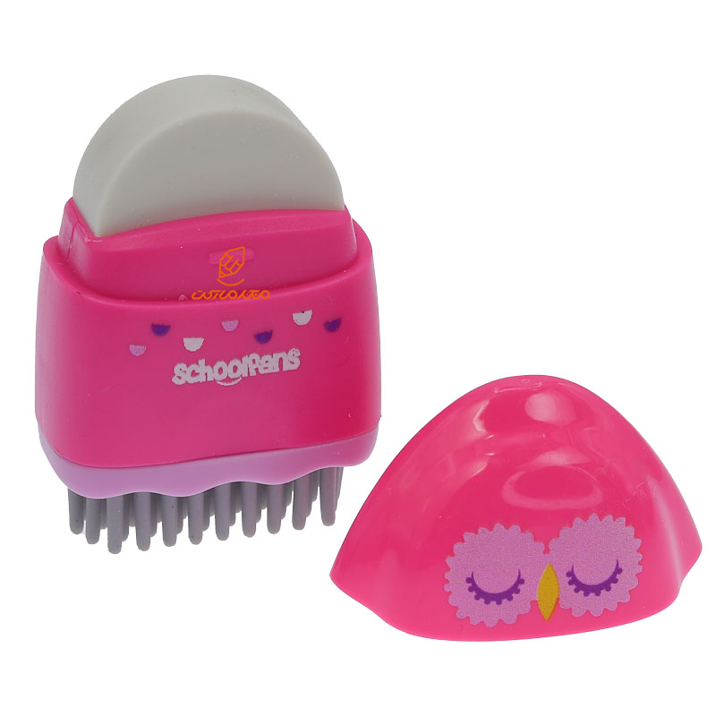 تراش+پاک کن فرچه دار فانتزی صورتی 92652 اسکول فنس SCHOOLFANS (4)