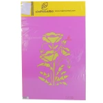 شابلون استنسیل 3040 طرح گل کد G129 مجد (1)