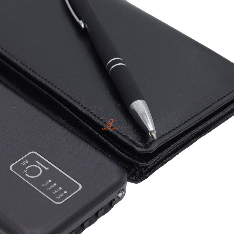 ست مدیریتی چهار تکه (پاور بانک+کیف پول+خودکار+جاکارتی) ایلیا (5)