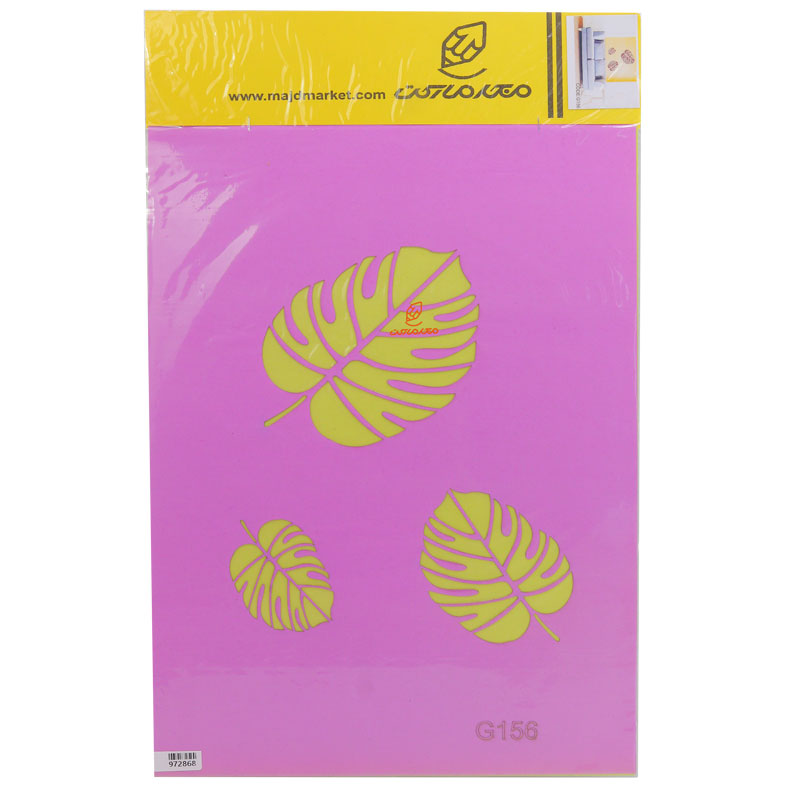 شابلون استنسیل 3040 طرح برگ کد G156 مجد (1)