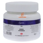 رنگ اکریلیک 500 میل سفید تیتانیوم (titanium white) کد 101 لادوگا سن پترزبورگ (2)