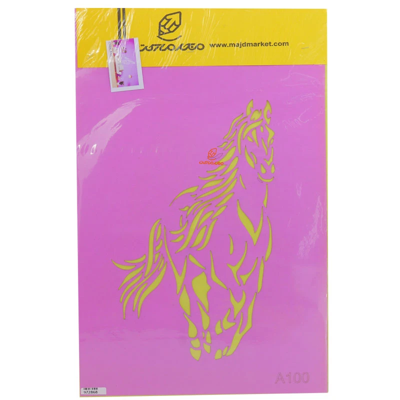 شابلون استنسیل 3040 طرح اسب کد A100 مجد (1)