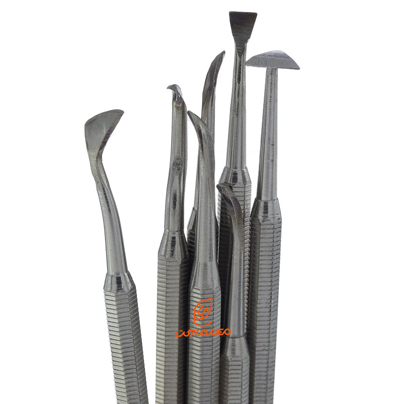 اسپاتول یک سر استیل 7 عددی (1)