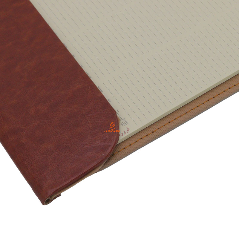 تقویم رومیزی 1403 قهوه ای مدل دستیار منشی ایلیا (1)