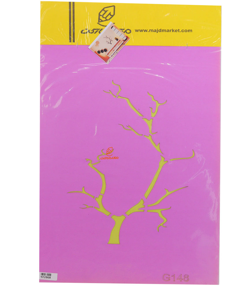 شابلون استنسیل 30*40 طرح درخت کد G148 مجد