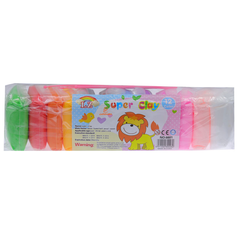 خمیر بازی سبک 12 رنگ کلی