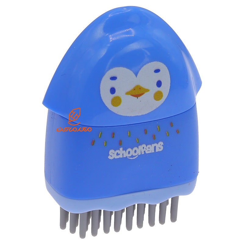 تراش+پاک کن فرچه دار فانتزی آبی 92652 اسکول فنس SCHOOLFANS