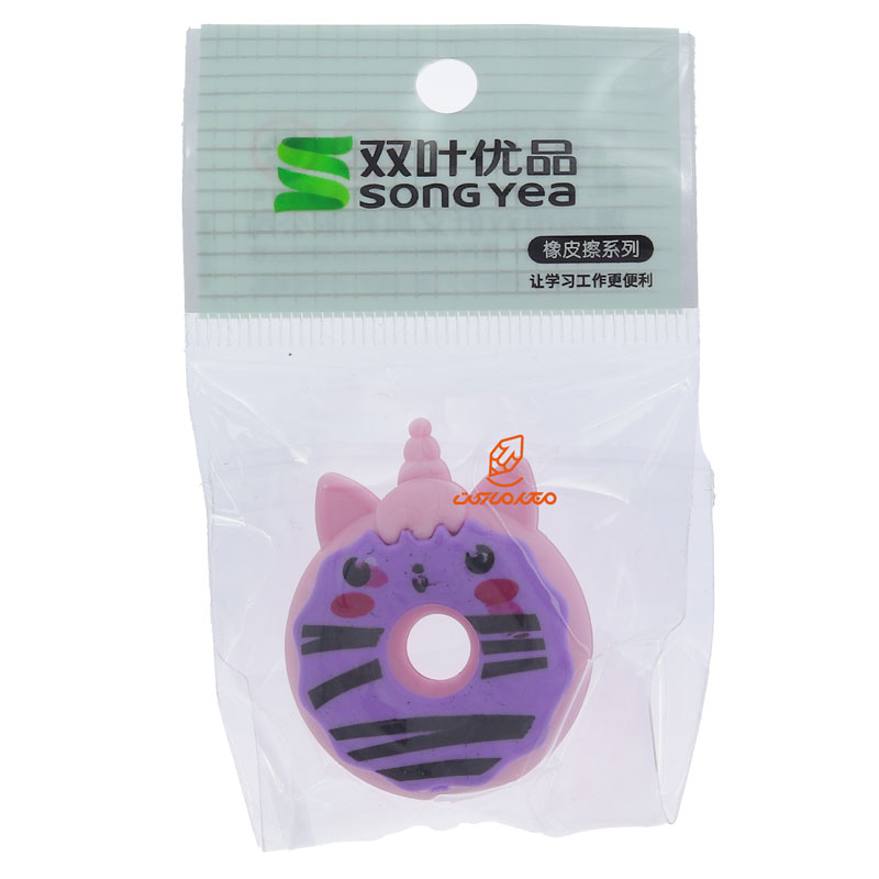 پاک کن فانتزی طرح دونات صورتی (2)