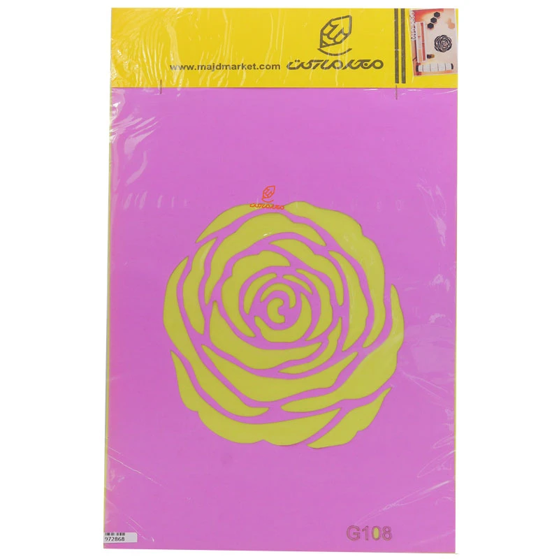 شابلون استنسیل 3040 طرح گل کد G108 مجد (2)