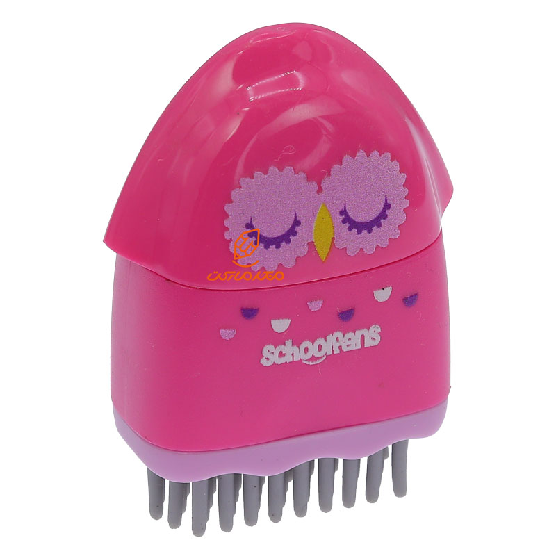 تراش+پاک کن فرچه دار فانتزی صورتی 92652 اسکول فنس SCHOOLFANS