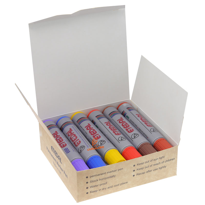 ست ماژیک 12 رنگ 600 خوشنویسی اعتدال (4)