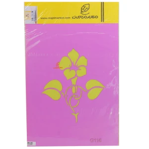 شابلون استنسیل 30*40 طرح گل کد G116 مجد