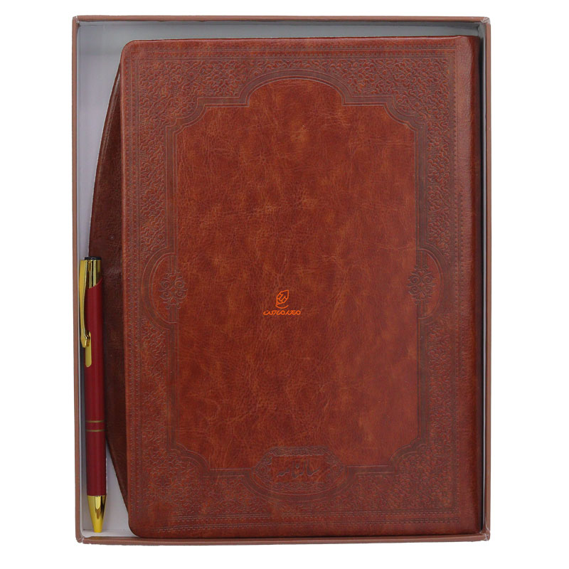 ست مدیریتی دو تکه (سالنامه لبه دار+خودکار) ایلیا (3)