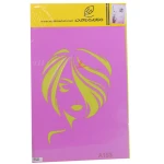 شابلون استنسیل 3040 طرح چهره کد A153 مجد (1)
