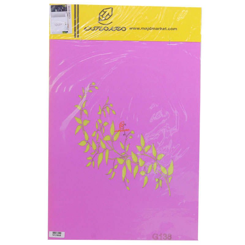 شابلون استنسیل 3040 طرح گل کد G138 مجد