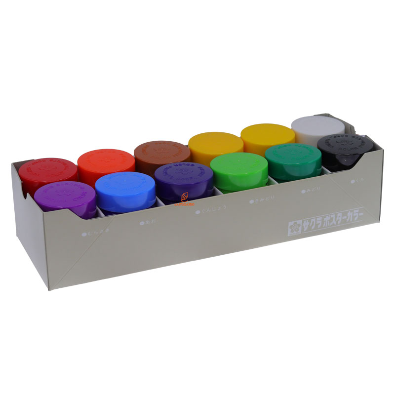 گواش 12 رنگ مدل PW12 ساکورا SAKURA (7)