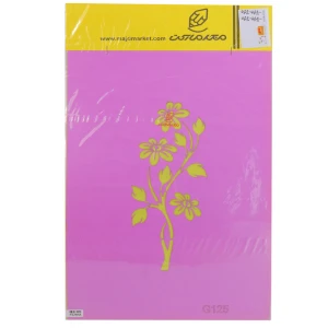 شابلون استنسیل 30*40 طرح گل کد G125 مجد