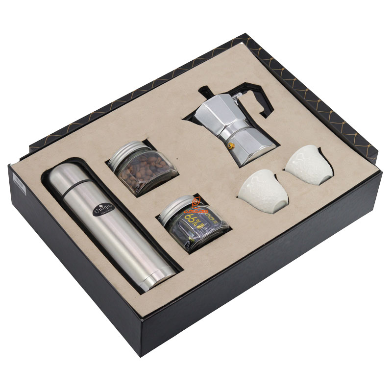 ست مدیران آرامش 1003(فلاسک+قهوه جوش+شکلات تلخ+قهوه+کاپ قهوه) نادری