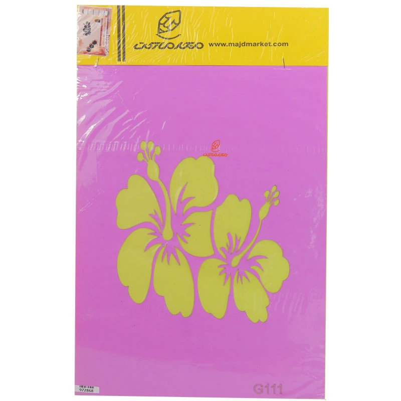شابلون استنسیل 3040 طرح گل کد G111 مجد (1)