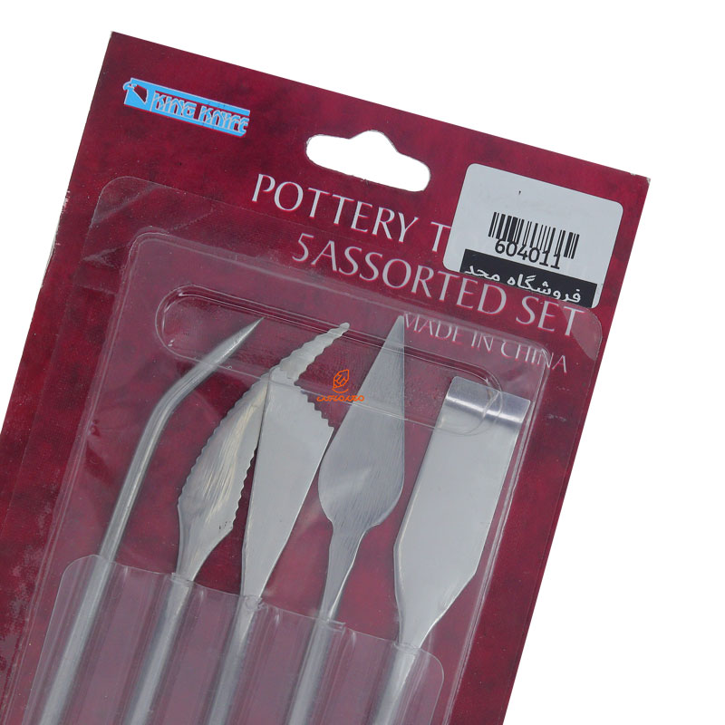 اسپاتول 5 عددی دو سر فلزی (3)