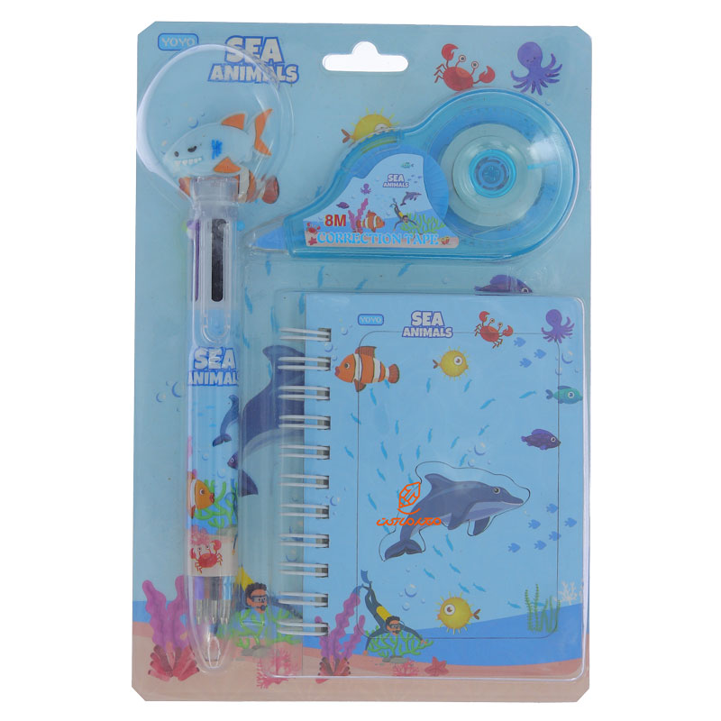 ست تحریر طرح نهنگ کد 8023