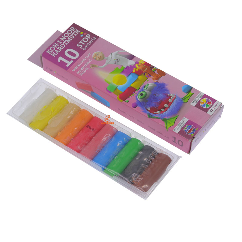 خمیر بازی 10 رنگ آنتی باکتریال کد 1810 کوه نور (5)