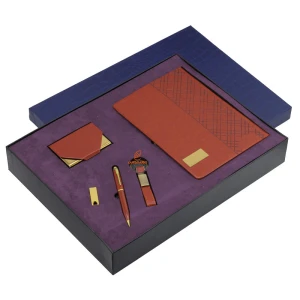 ست مدیریتی 1002(سررسید+جاکارتی+جاکلیدی+خودکار+فلش) نادری