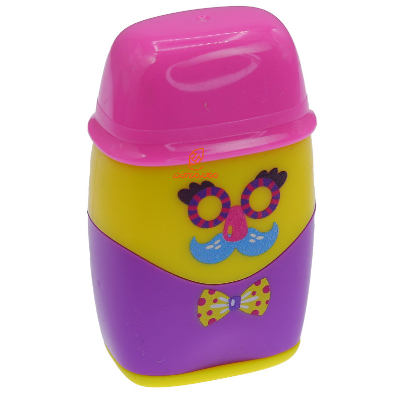 تراش پاک کن دار آدمک زرد 92653 اسکول فنس SCHOOLFANS