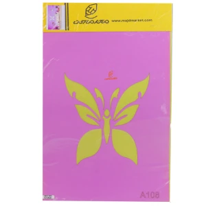 شابلون استنسیل 30*40 طرح پروانه کد A108 مجد