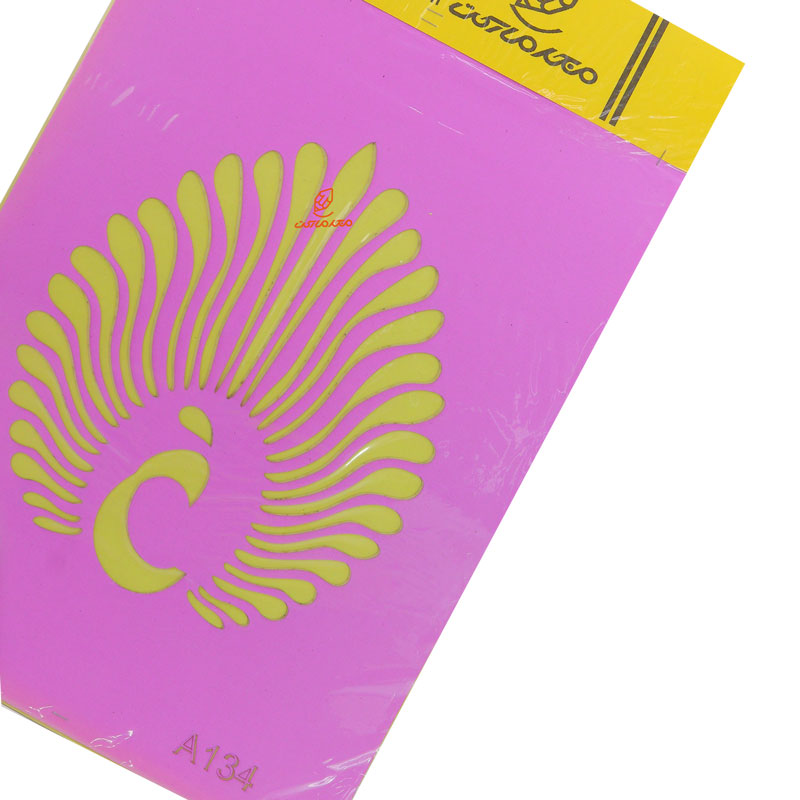 شابلون استنسیل 30*40 طرح پر کد A134 مجد