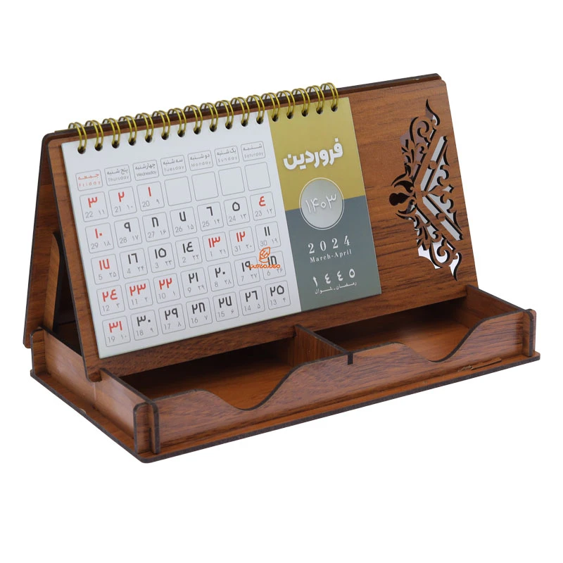 تقویم رومیزی چوبی 1403 کد 2 عرش (3)
