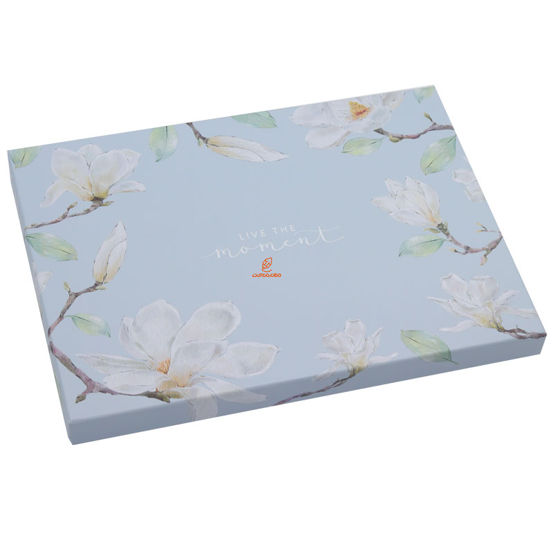 ست سالنامه 1403 و یادداشت طرح گل سفید دات نوت Dotnote (2)