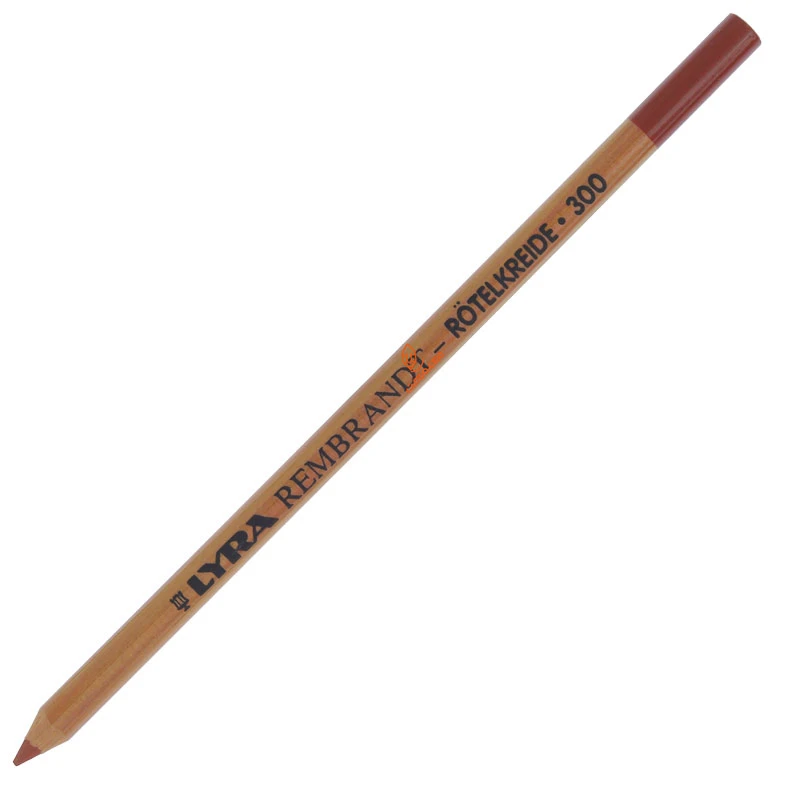 مداد گچی قرمز سفالی چرب 300 REMBRANDT لیرا LYRA (2)