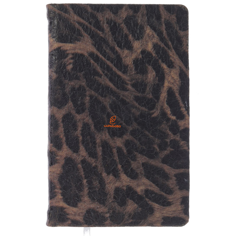 سالنامه (سررسید) 1403 اروپایی بولونیا مخملی جلد پلنگی عرش (3)