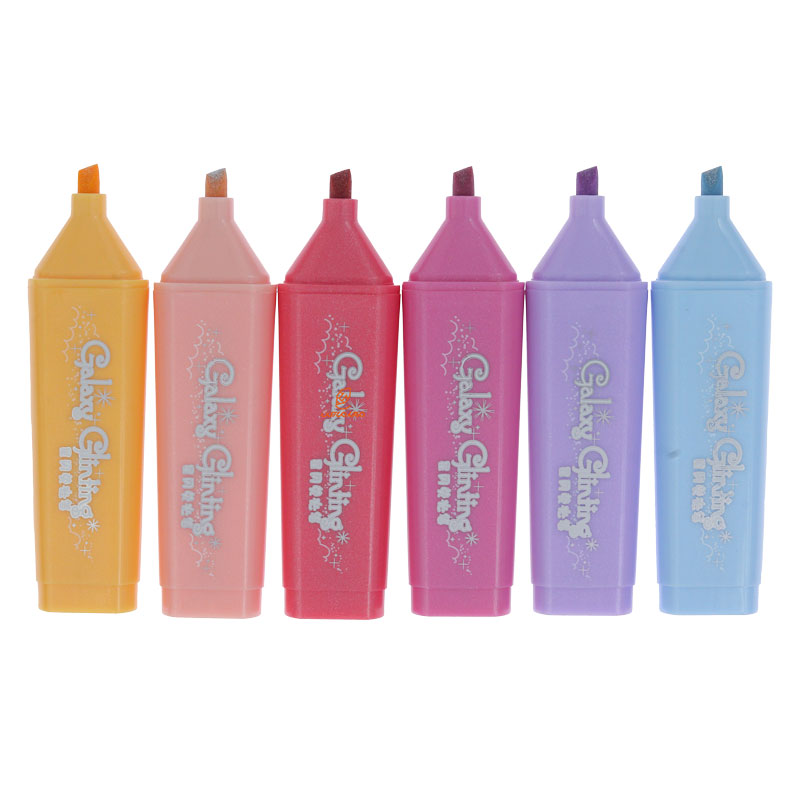 ماژیک علامت گذار 6 عددی شاینی H831 گلکسی (7)