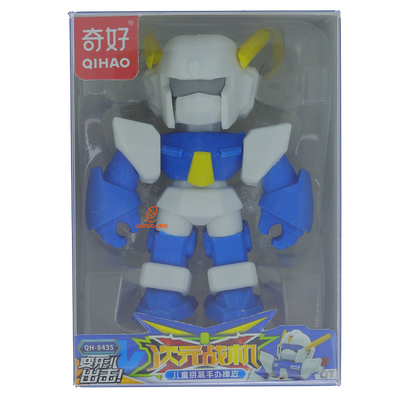 پاک کن فانتزی ربات آبی سفید مدل 8435 (2)