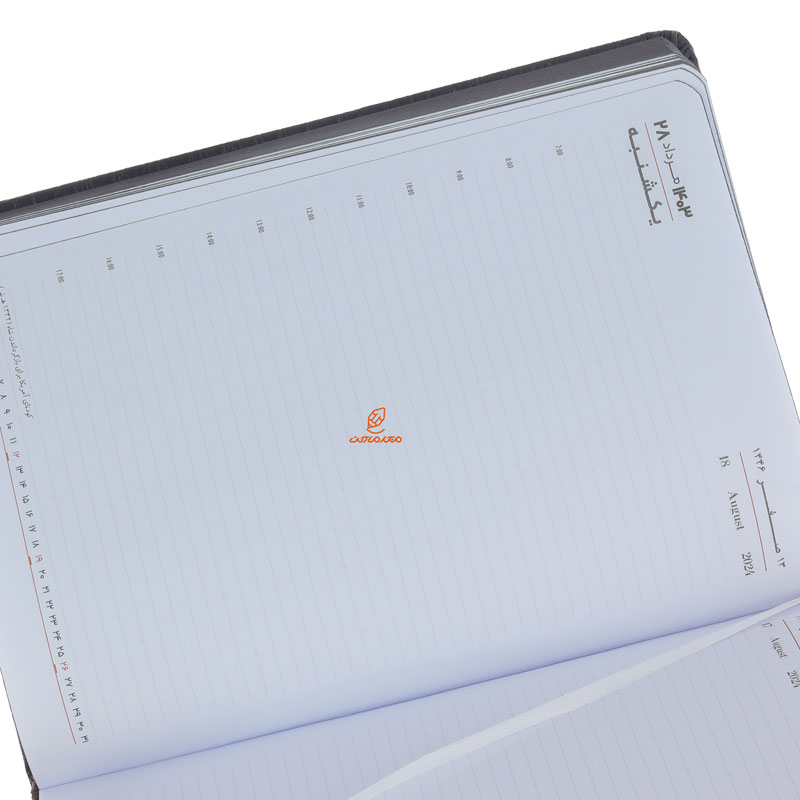 سالنامه (سررسید) 1403 وزیری طرح سنگی عرش (1)