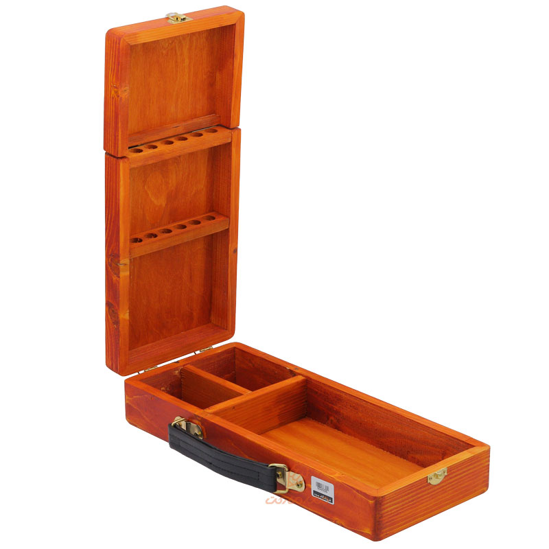 جعبه رنگ و ابزار یک طبقه کوچک چوبی (5)