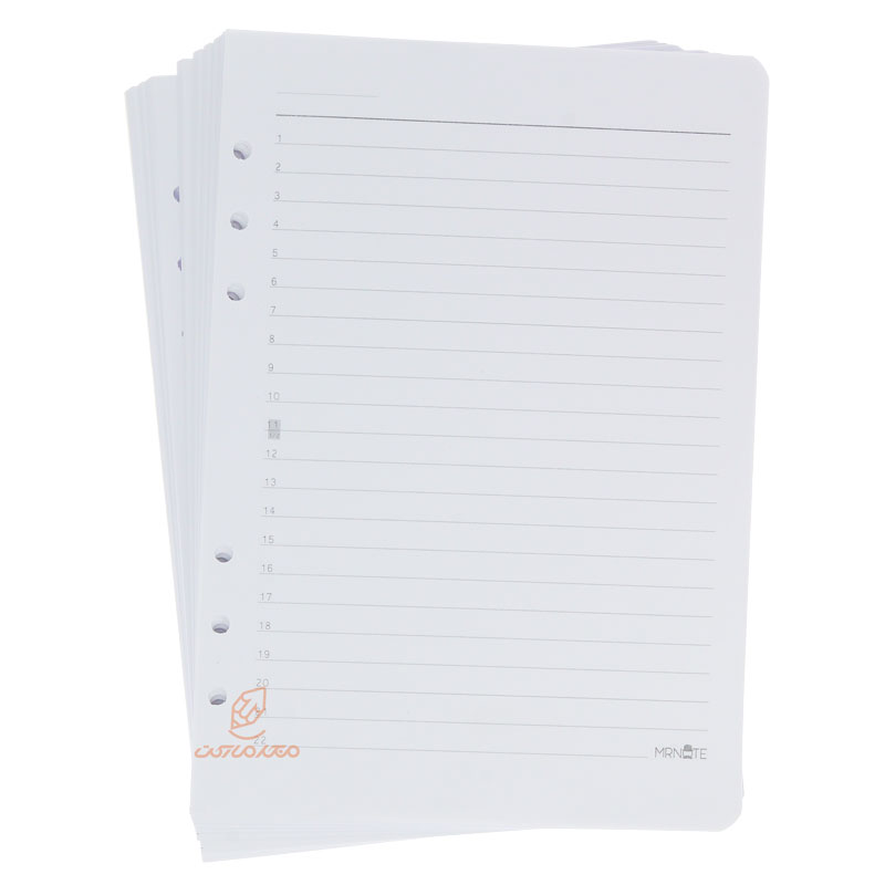 یدک یادداشت بزرگ خط دار 6 سوراخ قالب سیلیکونی دفتر سلنا